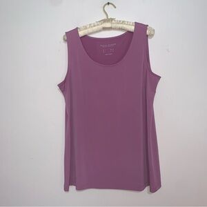 Susan Graver Lavender Sleeveless Top Large